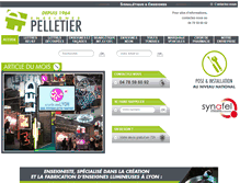 Tablet Screenshot of enseignespelletier.fr